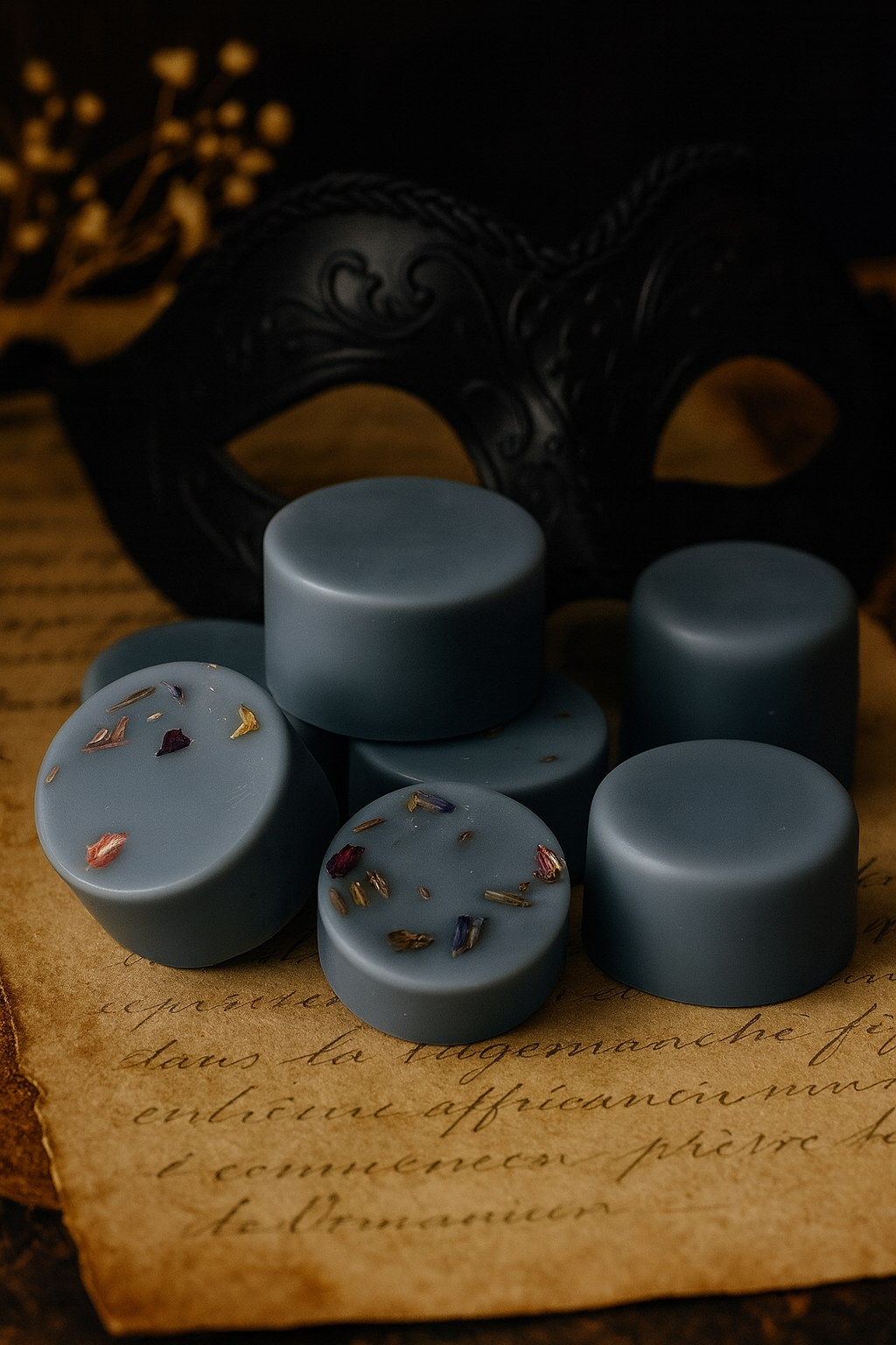 Enchanted Masquerade / Mascarade Enchantée – Single Round Wax Melt Flamme