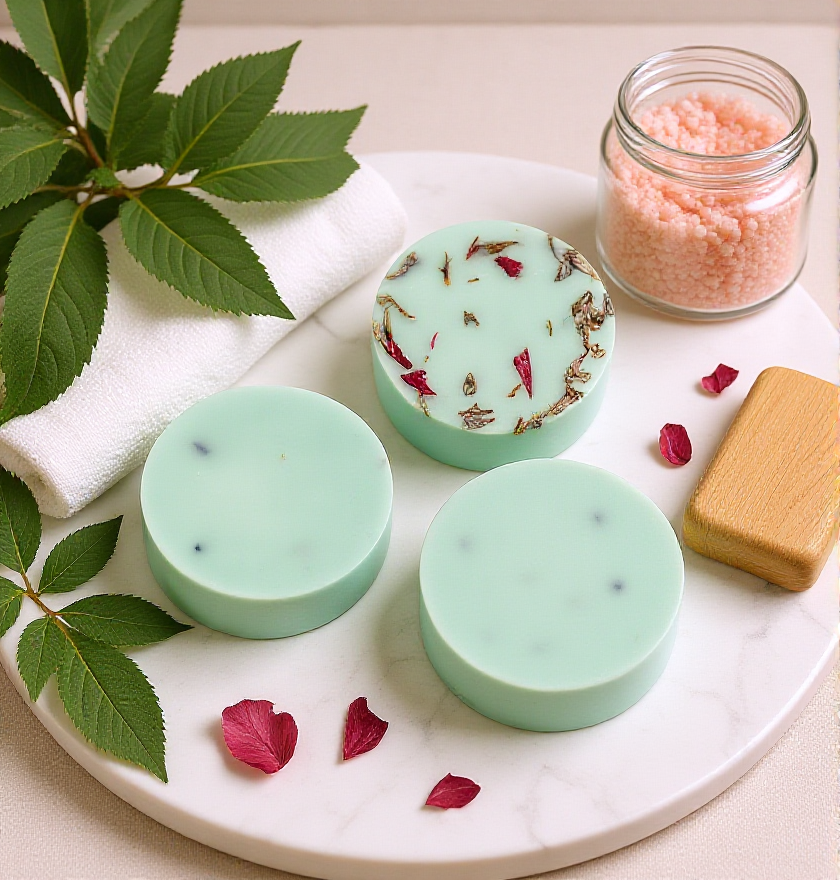 Forest Wax Melts – Artisan Candle Set of 6 with Smoky Wood & Leather Aroma Flamme candle co