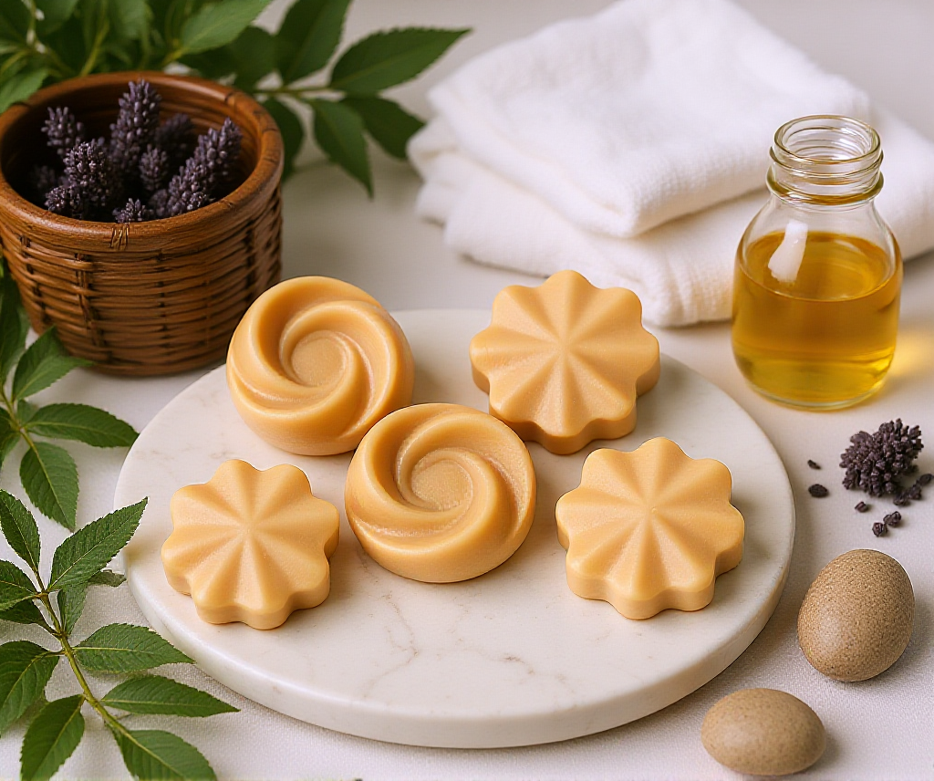 Mini Wax Melts – Hand Poured Forest Scented Wax Tarts with Wildflower Fragrance Flamme