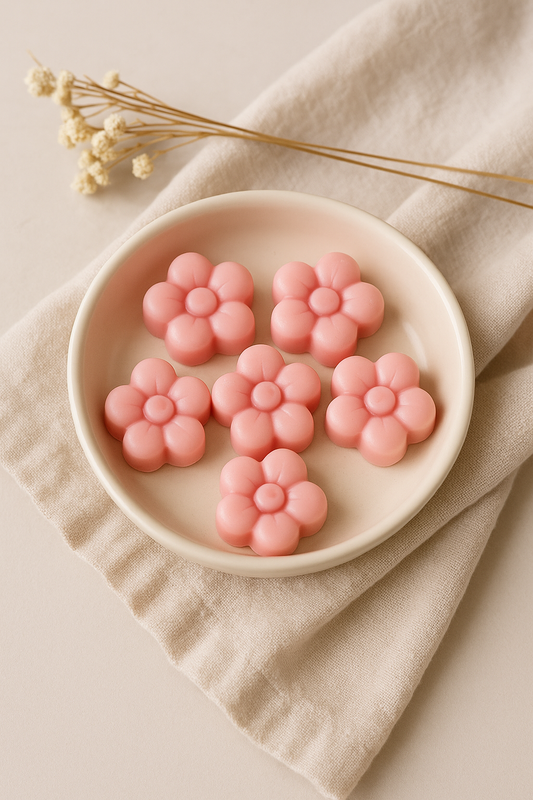 Daisy mini melts using soy wax.choice of colour and scents Flamme candle co