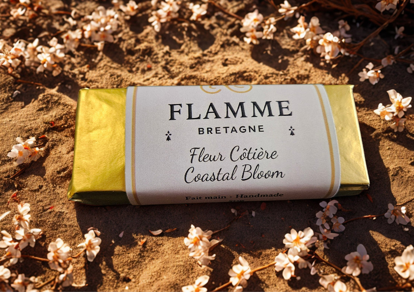 Coastal Bloom wax snap bar Flamme candle co