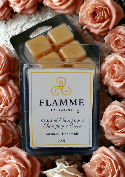 Champagne & roses wax melts
